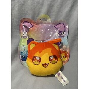 NEW‎ Open Aphmau Mystery MeeMeows Plush Clip-On - Litter 4 Elemental - Fire Cat